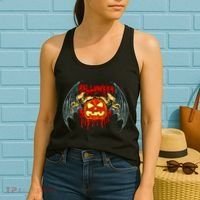 Bloody Bat Pumpkin Halloween Women's Tank Top thumb 2