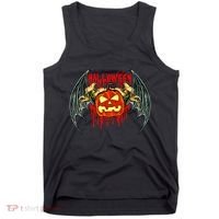Bloody Bat Pumpkin Halloween Tank Top thumb 0