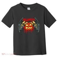 Bloody Bat Pumpkin Halloween Toddler T-Shirt thumb 0