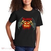 Bloody Bat Pumpkin Halloween Kids T-Shirt thumb 2