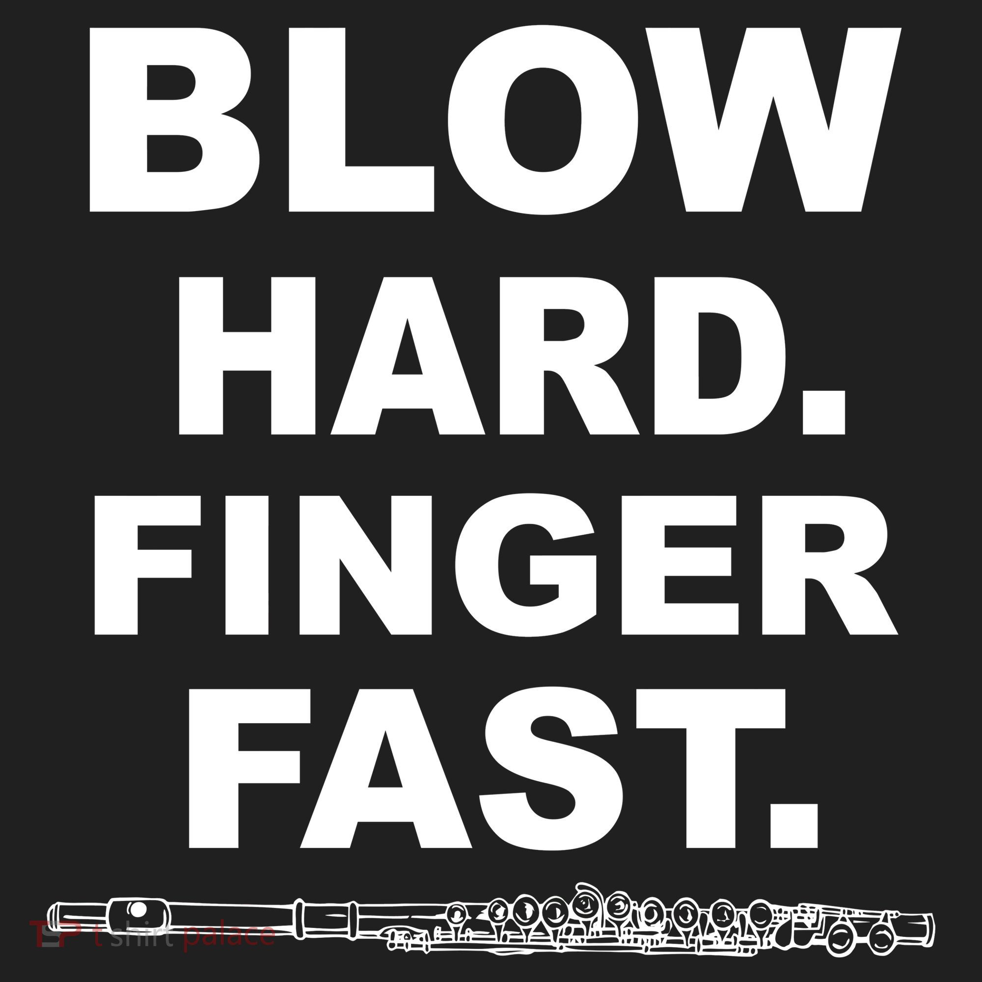 Blow Hard Finger Fast Flute Women's Sweatshirt