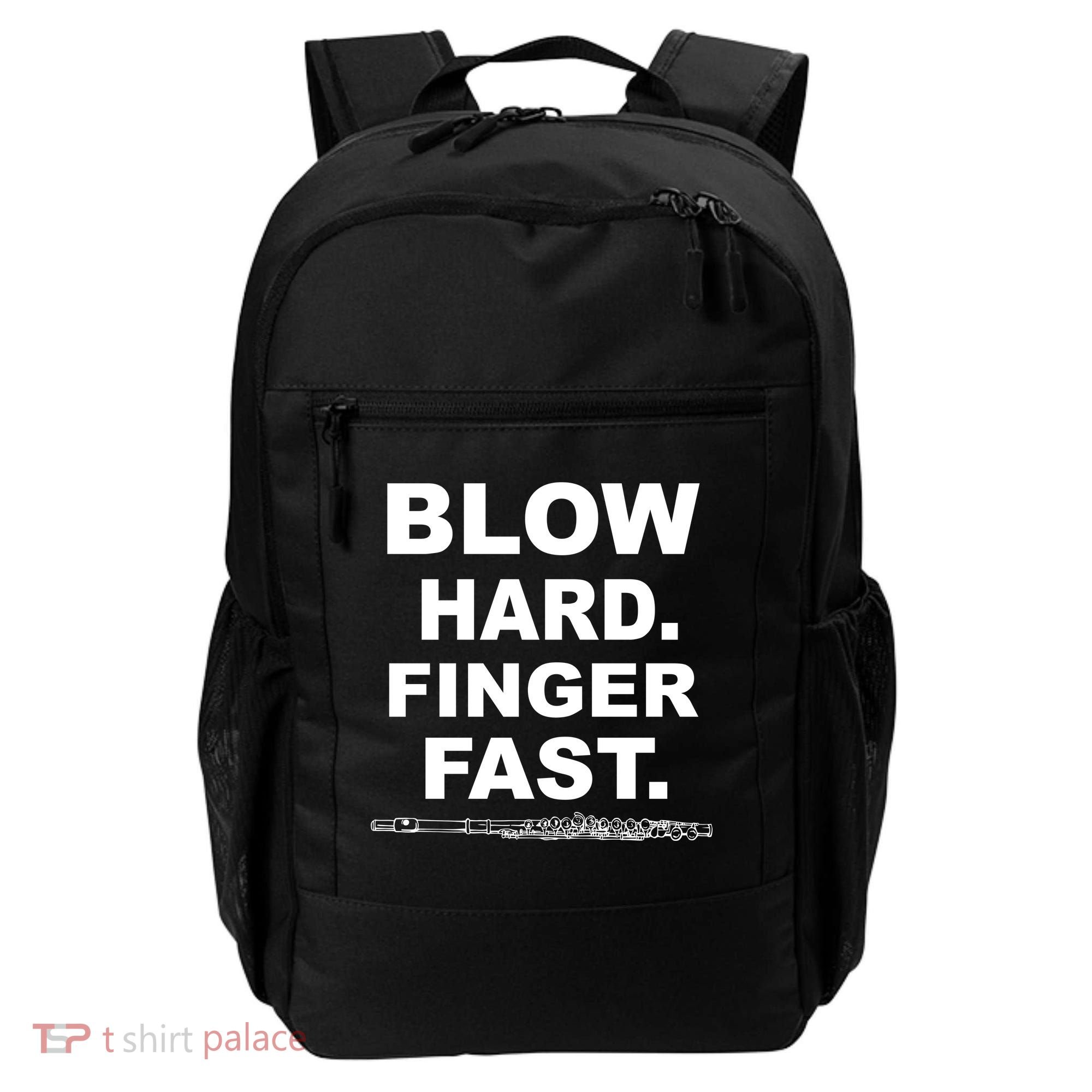 Blow Hard Finger Fast Flute Backpack