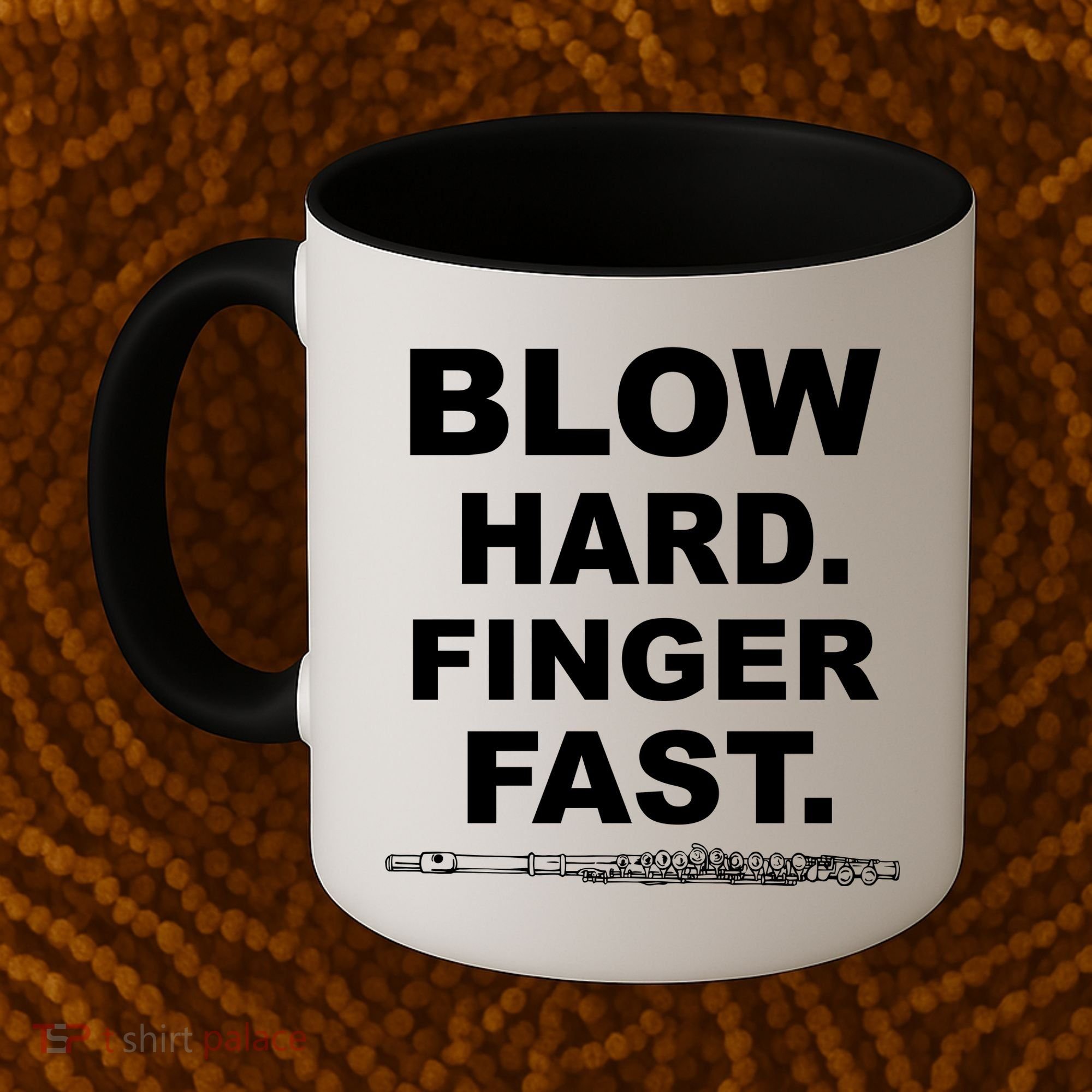 Blow Hard Finger Fast Flute Coffee Mug