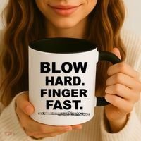 Blow Hard Finger Fast Flute Coffee Mug thumb 3