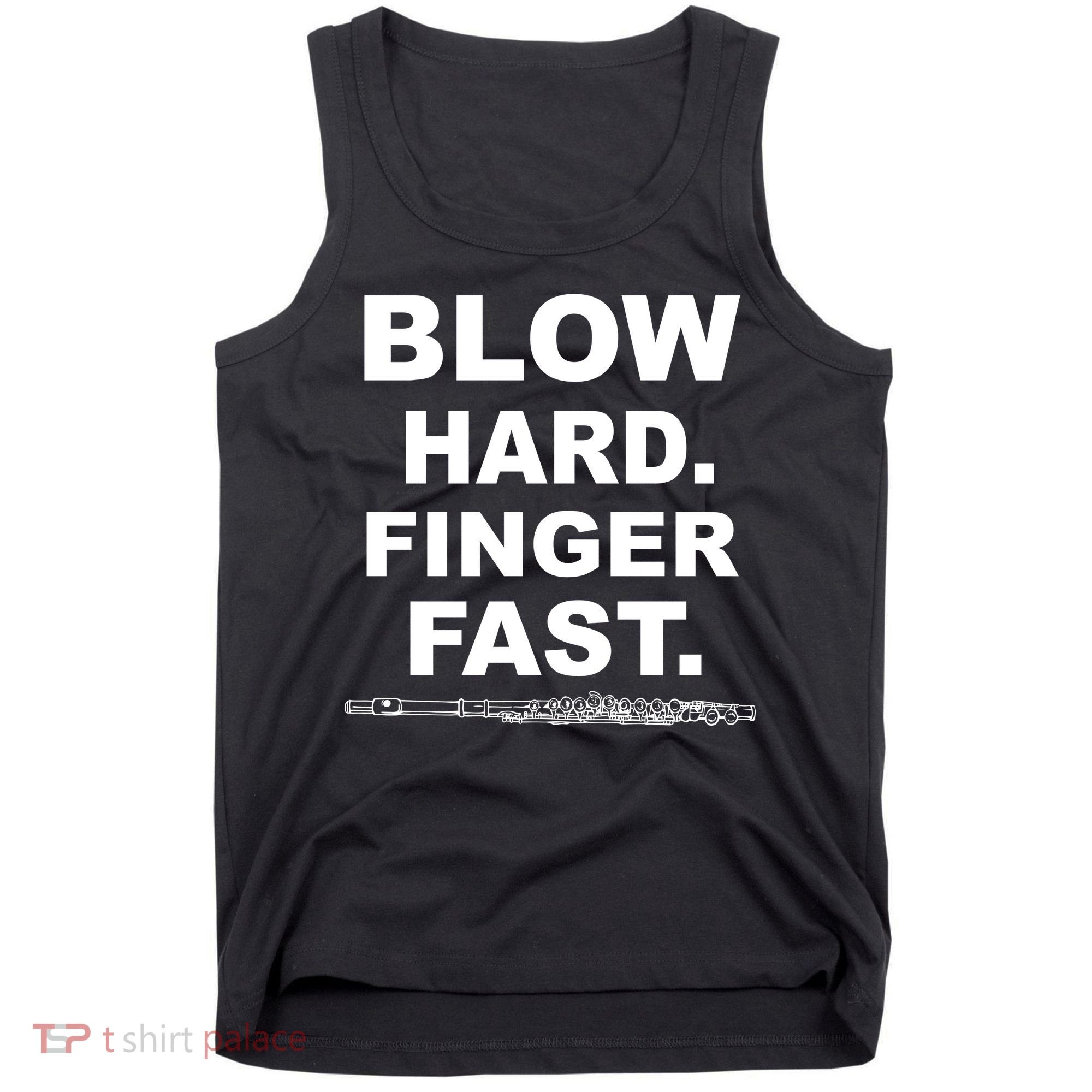 Blow Hard Finger Fast Flute Tank Top