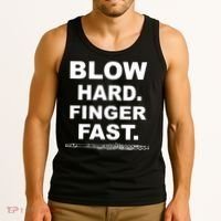 Blow Hard Finger Fast Flute Tank Top thumb 3