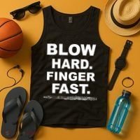 Blow Hard Finger Fast Flute Tank Top thumb 4