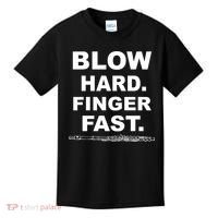 Blow Hard Finger Fast Flute Kids T-Shirt thumb 0