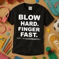 Blow Hard Finger Fast Flute Kids T-Shirt thumb 3