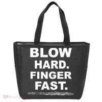Blow Hard Finger Fast Flute Tote Bag thumb 0
