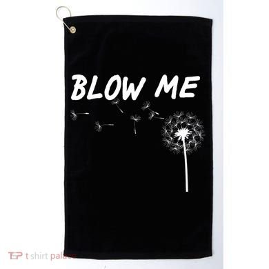 Blow Me Dandelion Golf Towel