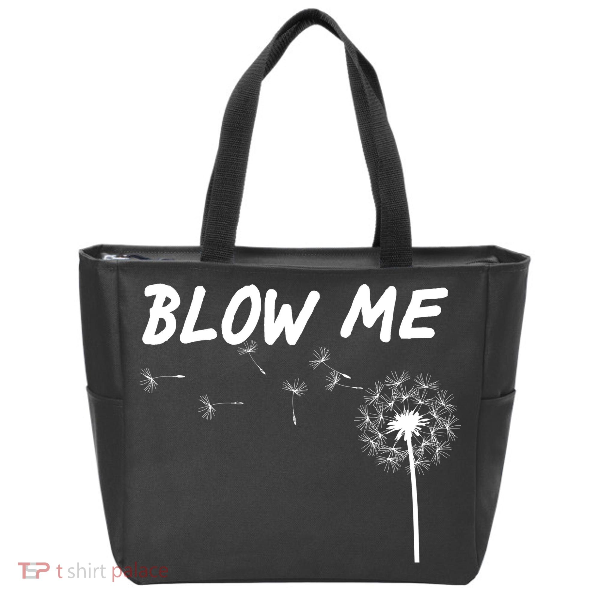 Blow Me Dandelion Tote Bag