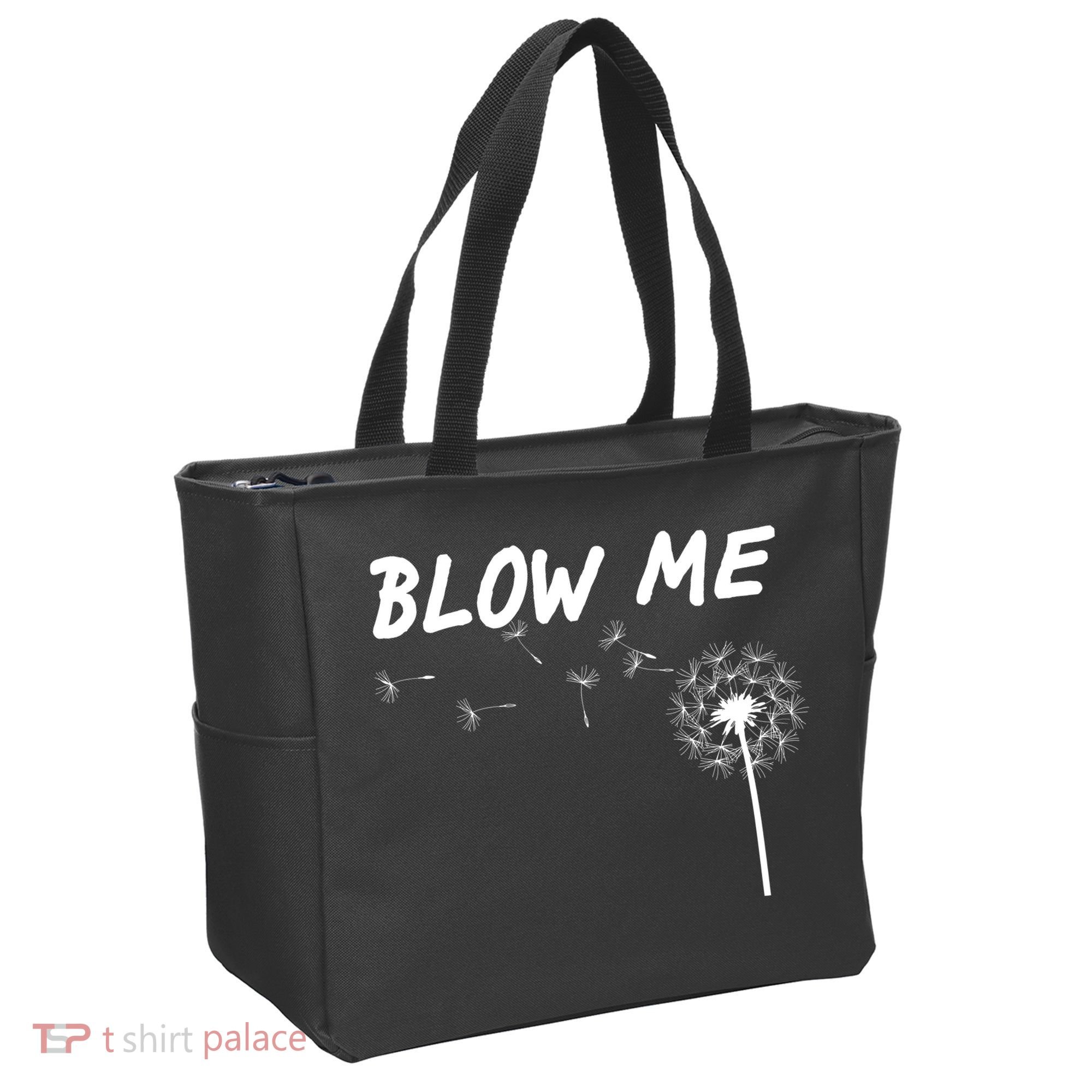 Blow Me Dandelion Tote Bag