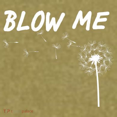 Blow Me Dandelion Garment-Dyed Women's Muscle Tee