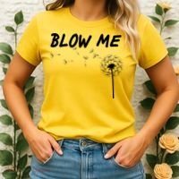Blow Me Dandelion Women's T-Shirt thumb 2