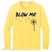 Blow Me Dandelion Kids Long Sleeve Shirt thumb 0