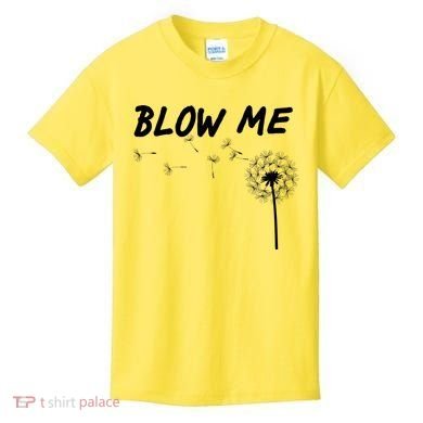 Blow Me Dandelion Kids T-Shirt