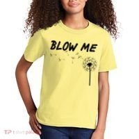 Blow Me Dandelion Kids T-Shirt thumb 2