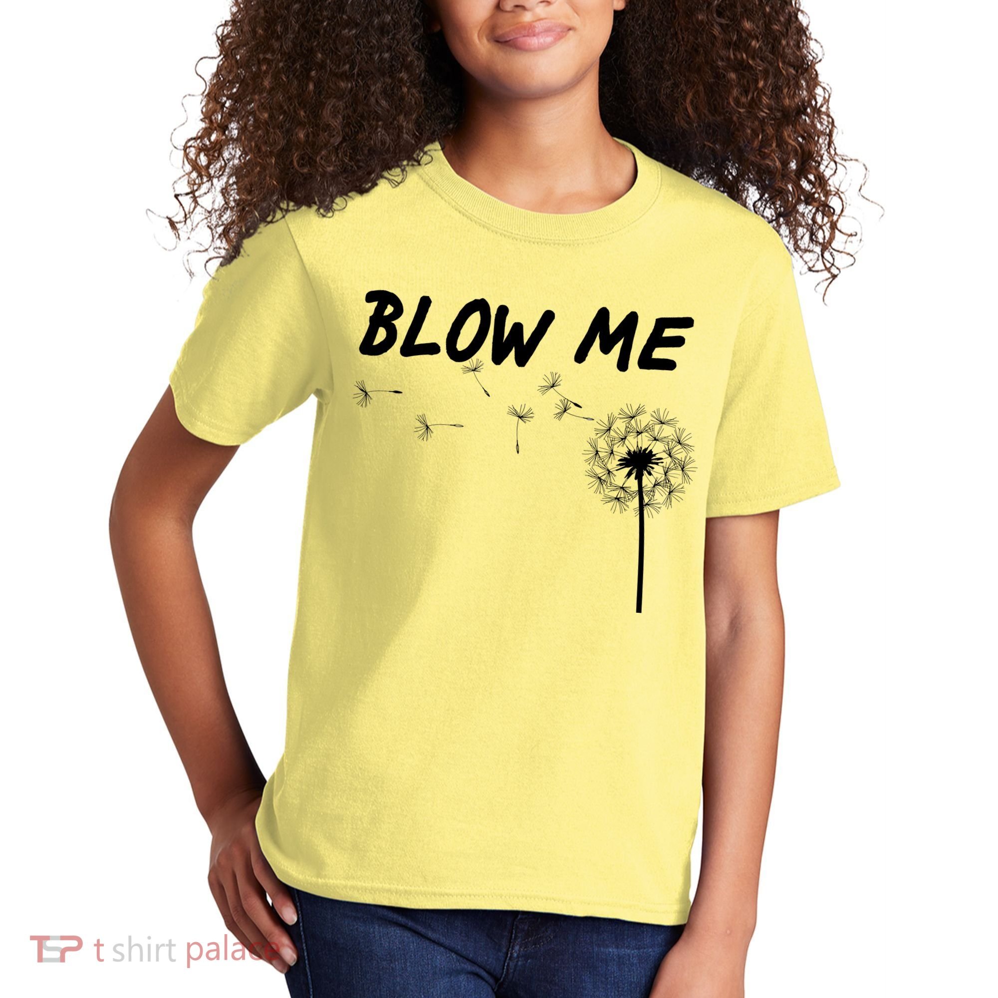 Blow Me Dandelion Kids T-Shirt