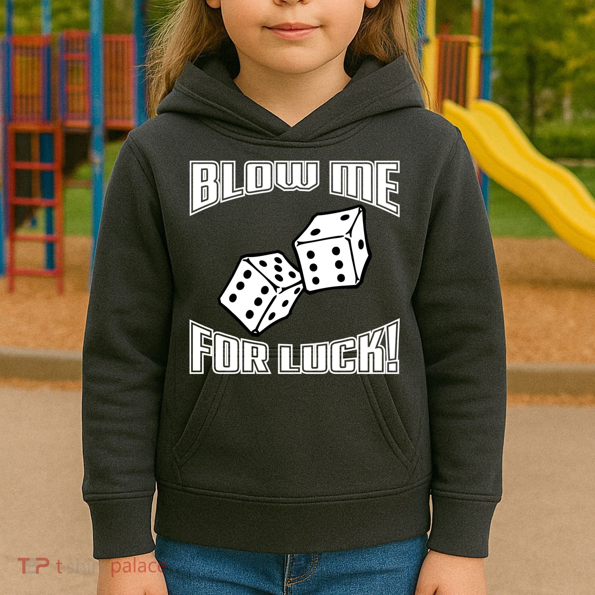 Blow Me For Luck Kids Hoodie