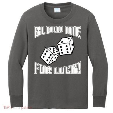 Blow Me For Luck Kids Long Sleeve Shirt