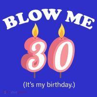 Blow Me It's My 30th Birthday Apron thumb 3