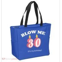Blow Me It's My 30th Birthday Tote Bag thumb 2
