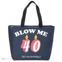 Blow Me It's My 40th Birthday Tote Bag thumb 0