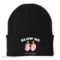 Blow Me It's My 50th Birthday Beanie thumb 0