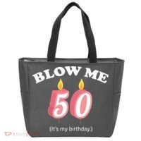 Blow Me It's My 50th Birthday Tote Bag thumb 0