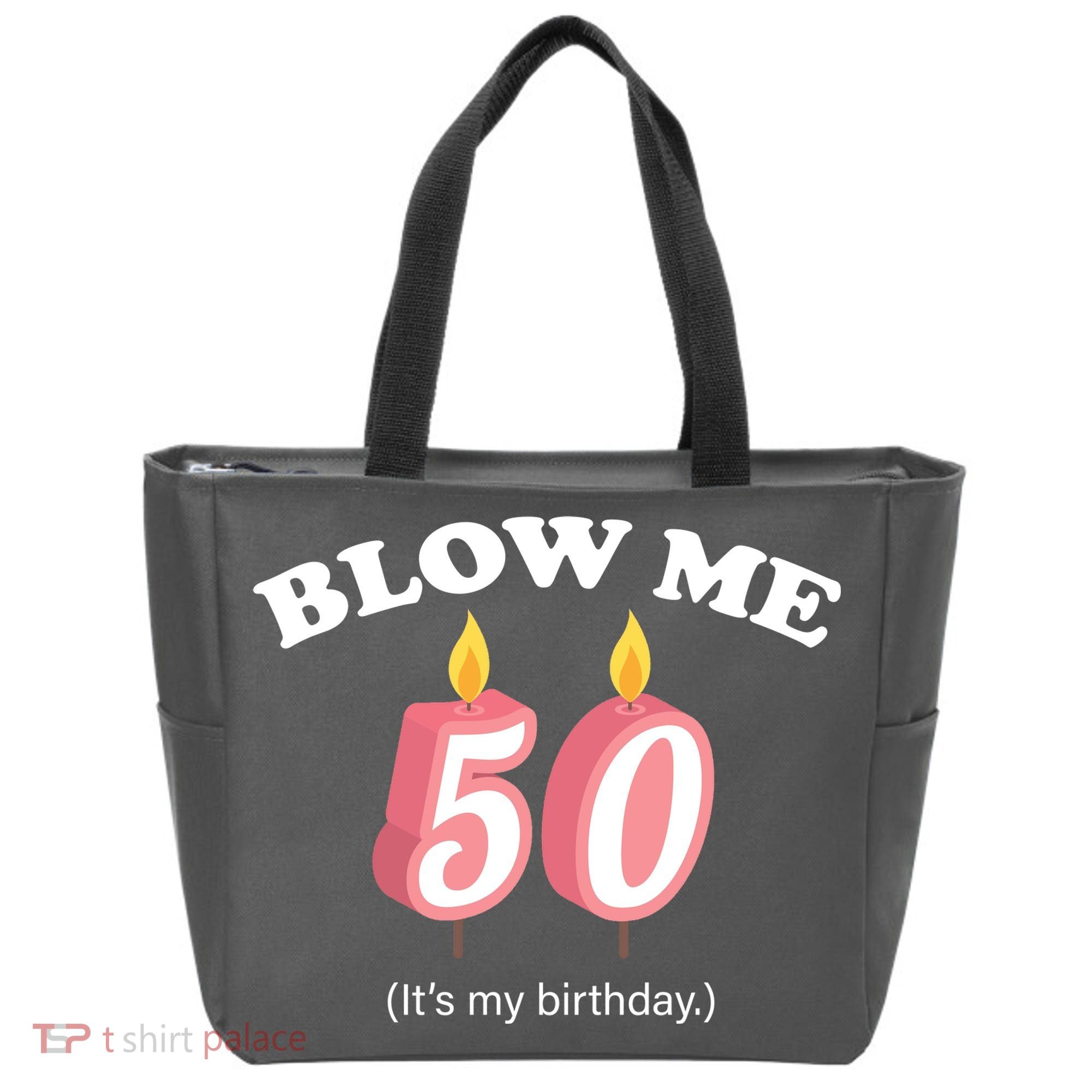 Blow Me It's My 50th Birthday Tote Bag