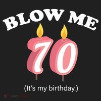 Blow Me It's My 70th Birthday Hat thumb 2