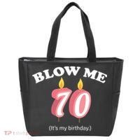 Blow Me It's My 70th Birthday Tote Bag thumb 0