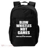 Blow Whistles Not Games Backpack thumb 0