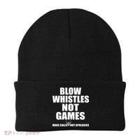 Blow Whistles Not Games Beanie thumb 0