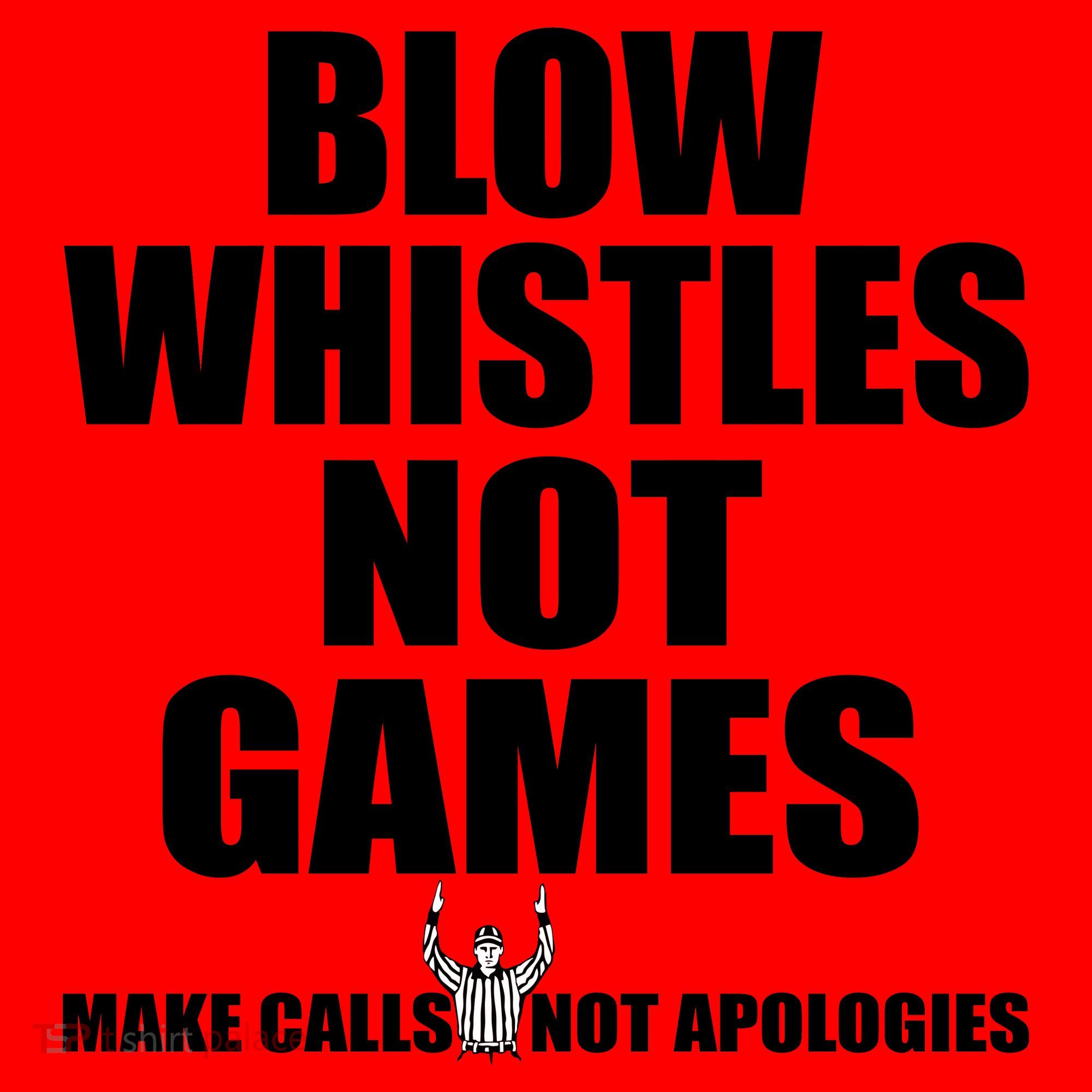 Blow Whistles Not Games Santa Hat