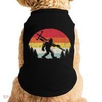 Bigfoot Lineman Power Electrician Funny Sasquatch Lineworker Doggie Tank thumb 0