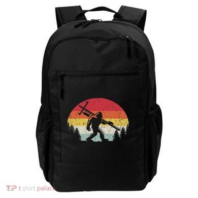Bigfoot Lineman Power Electrician Funny Sasquatch Lineworker Backpack