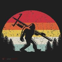 Bigfoot Lineman Power Electrician Funny Sasquatch Lineworker Beanie thumb 2