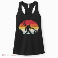 Bigfoot Lineman Power Electrician Funny Sasquatch Lineworker Women's Tank Top thumb 0