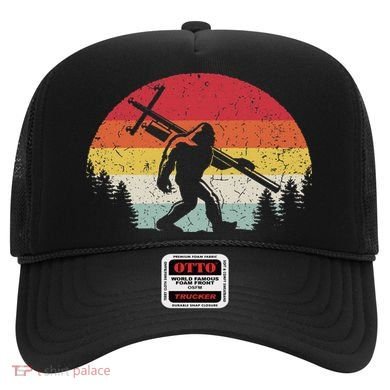 Bigfoot Lineman Power Electrician Funny Sasquatch Lineworker Hat
