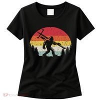 Bigfoot Lineman Power Electrician Funny Sasquatch Lineworker Women's T-Shirt thumb 0
