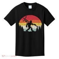 Bigfoot Lineman Power Electrician Funny Sasquatch Lineworker Kids T-Shirt thumb 0