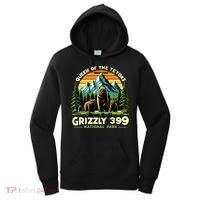 Bear Lovers Queen Of The Tetons Grizzly 399 National Park Women's Hoodie thumb 0