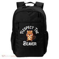 Beaver Lover Respect The Beaver Backpack thumb 0