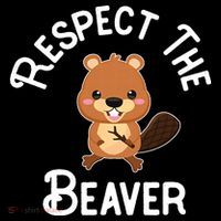 Beaver Lover Respect The Beaver Coaster thumb 2