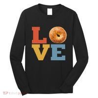 Bagel Love Retro Vibes Bagel Lovers Favorite Weekend Brunch Long Sleeve Shirt thumb 0