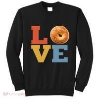 Bagel Love Retro Vibes Bagel Lovers Favorite Weekend Brunch Sweatshirt thumb 0