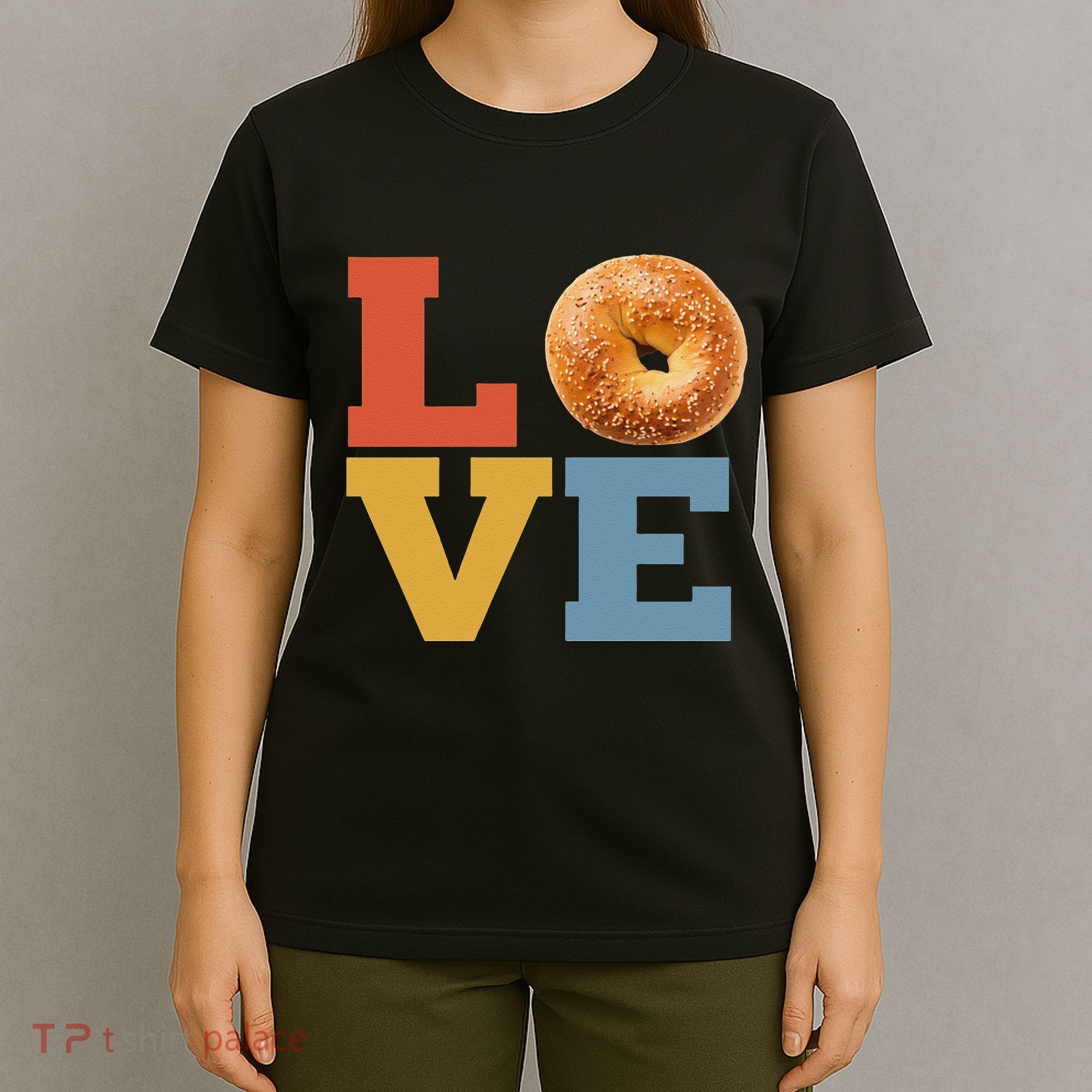 Bagel Love Retro Vibes Bagel Lovers Favorite Weekend Brunch T-Shirt
