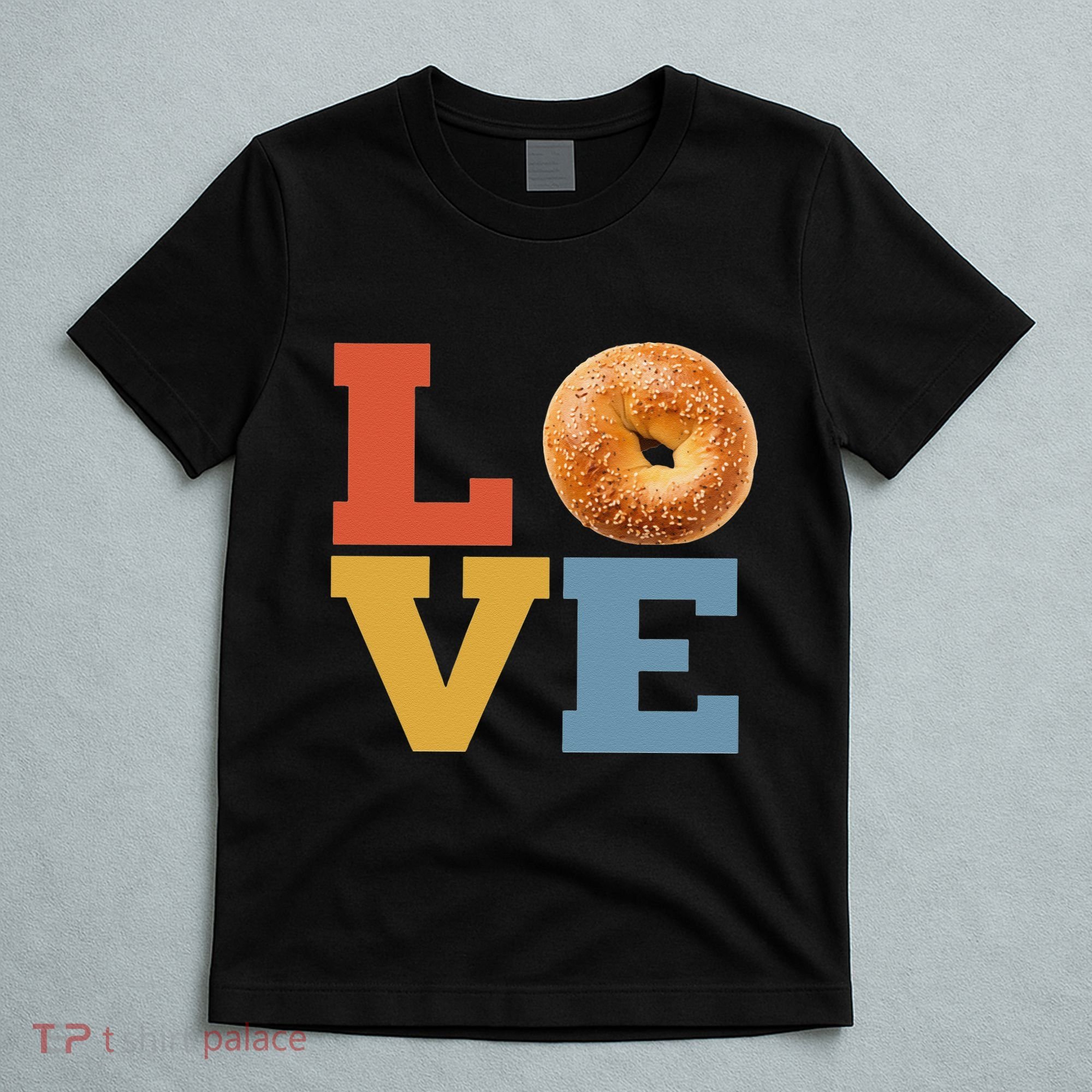 Bagel Love Retro Vibes Bagel Lovers Favorite Weekend Brunch T-Shirt